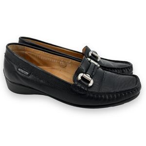 Mephisto Womens 6.5 Natala Leather Black Comfort Shoes